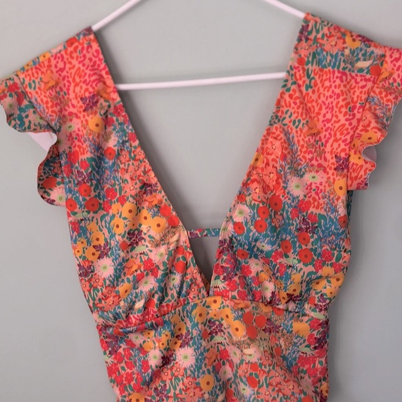 BETH RICHARDS X ROOPA SOPHIA ONE PIECE - PINK GARDEN - Picture 5 of 7